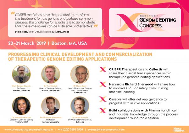 Therapeutic Genome Editing Congress Therapeutic Genome Editing Congress