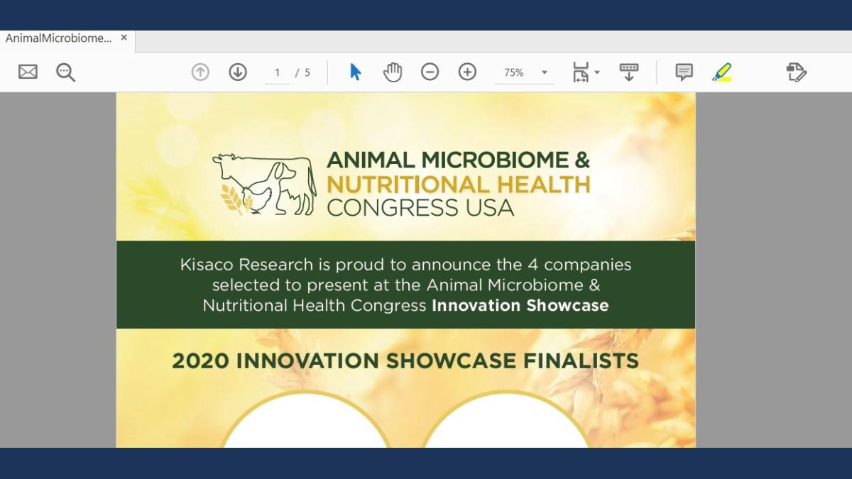 Innovation Showcase Finalists 2020 | Kisaco Research