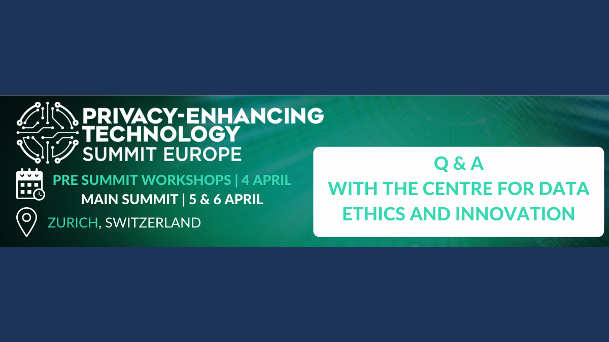 Q&A with the Centre for Data Ethics & Innovation | Kisaco Research