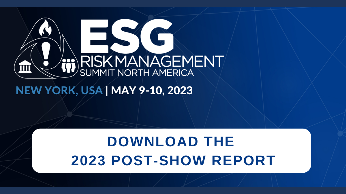 ESG Post Show Report 2023 | Kisaco Research