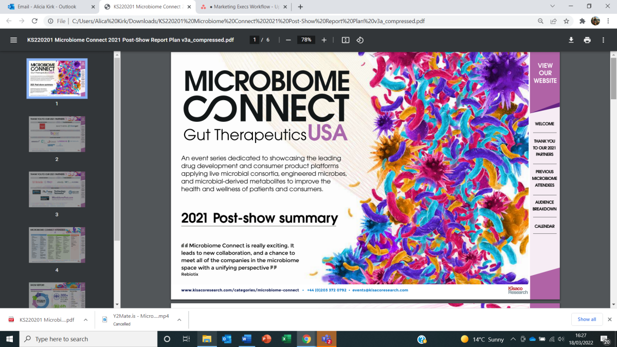 Microbiome Connect: USA Post-Show Summary 2021 | Kisaco Research